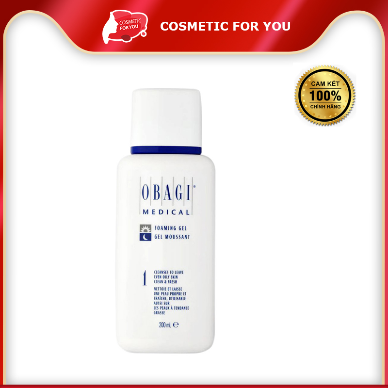 Sữa rửa mặt tạo bọt Obagi Medical Foaming Gel 200ml