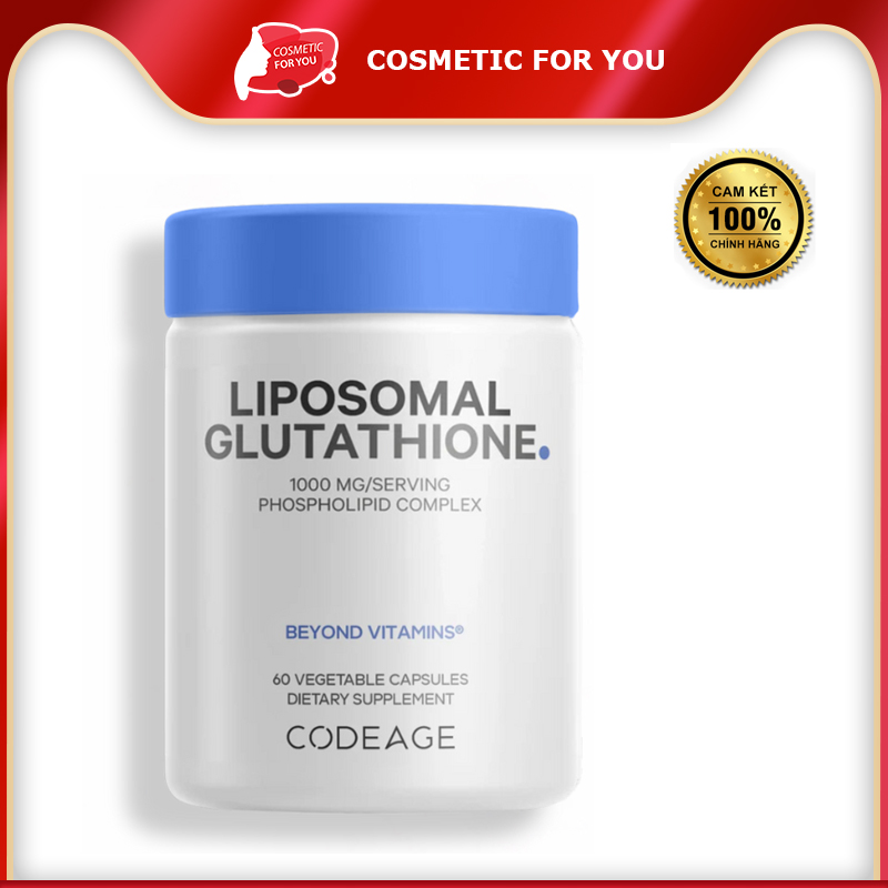 Viên Uống Trắng Da Code Age Liposomal Glutathione 1000mg