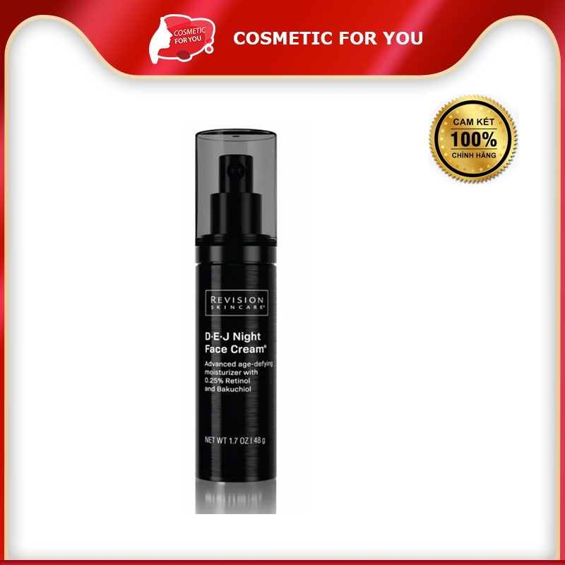 Kem Dưỡng Hỗ Trợ Ngăn Ngừa Lão Hóa Và Trẻ Hóa Da Ban Đêm Revision Skincare D·E·J Night Face Cream 48g