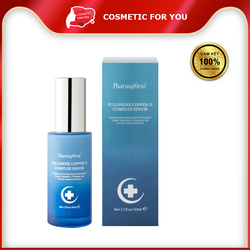 Tinh Chất Hỗ Trợ Bảo Vệ Và Phục Hồi Làn Da Pharmaform Fullerene Copper-11 Complex Serum 50ml