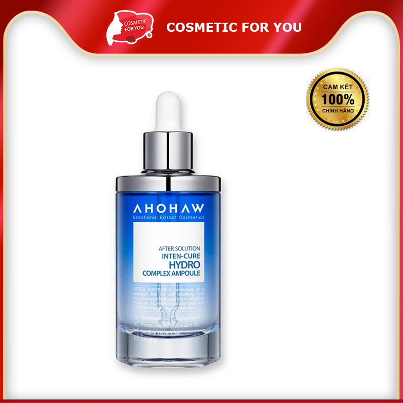 Tinh Chất Cấp Ẩm Chuyên Sâu Ahohwa Inten Cure Hydro Complex Ampoule 50ml