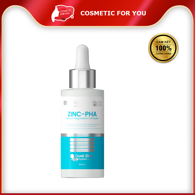 Serum kiểm soát dầu sinh học MD Care Zinc-PHA Sebum Regulation Complex 30ml