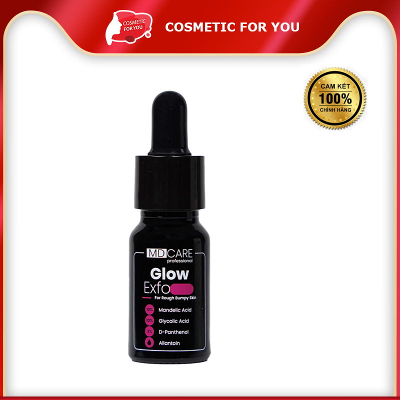 Tẩy Tế Bào Chết Làm Sáng, Mờ Thâm Và Đều Màu Da MD Care Glow EXFO 10ml