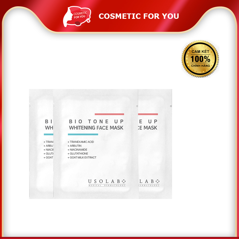 Kem ủ trắng Usolab Bio Tone Up Whitening Body Mask 20g x 1 Gói