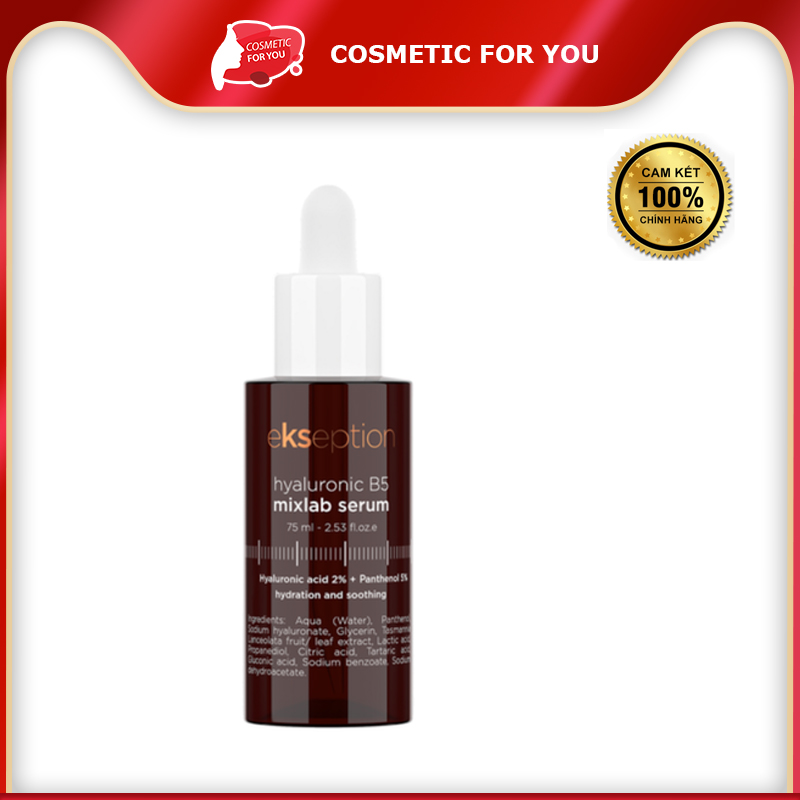 Tinh chất cấp ẩm phục hồi Ekseption Hyaluronic B5 Mixlab Serum 75ml
