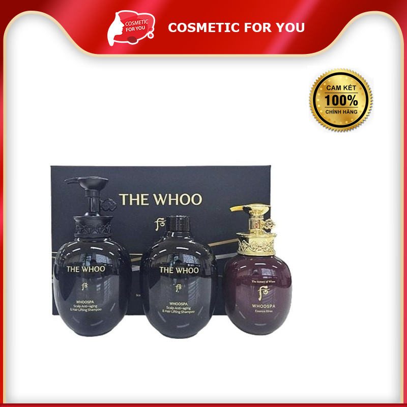 Bộ dầu gội thảo dược Đông y ngăn rụng tóc Whoo Spa Hair Special Set