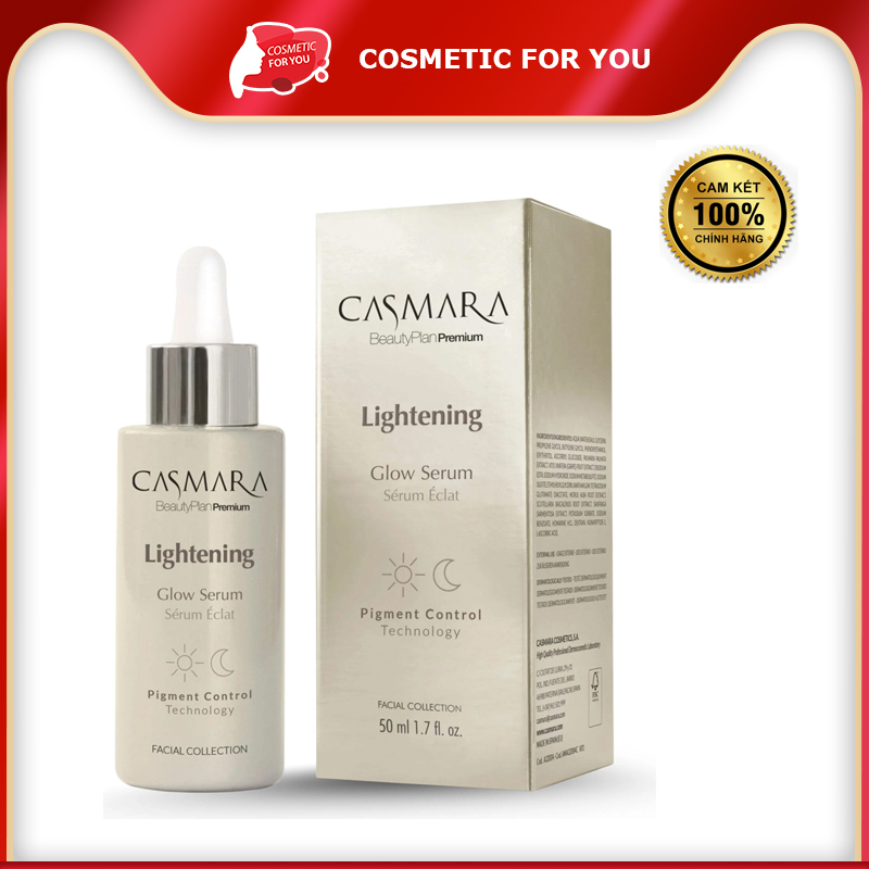 Serum Dưỡng Sáng Mờ Nám Ngày Và Đêm Casmara Lightening Glow Serum 50ml