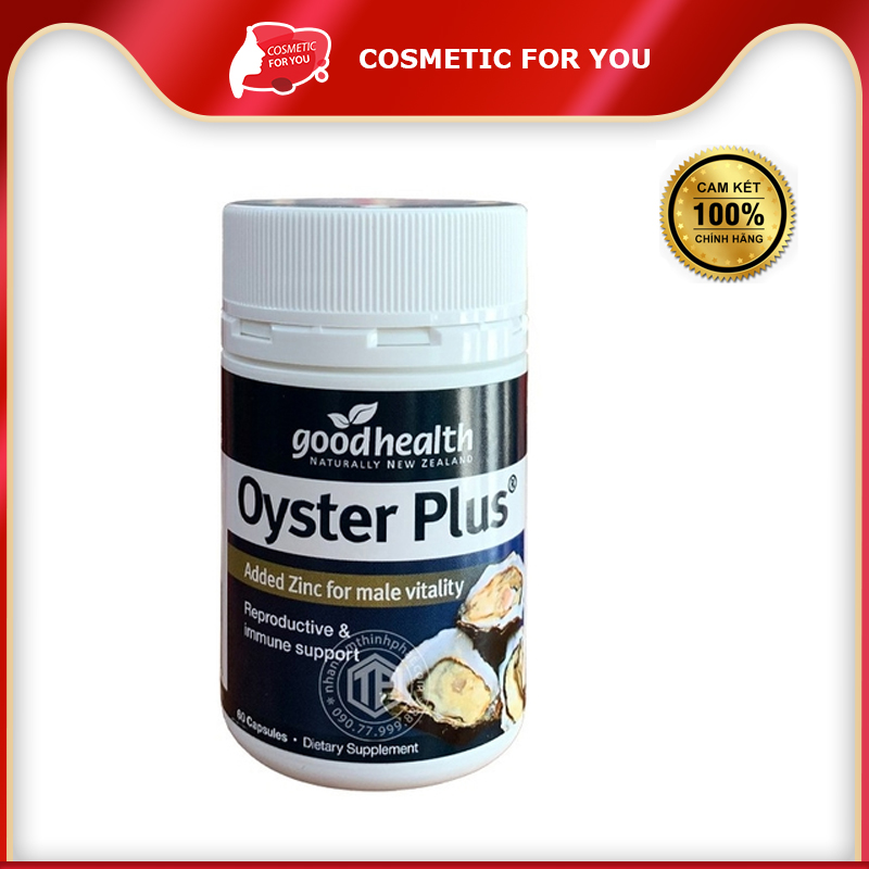 Viên Uống Hàu Lùn Úc Oyster Plus Goodhealth 60 Viên