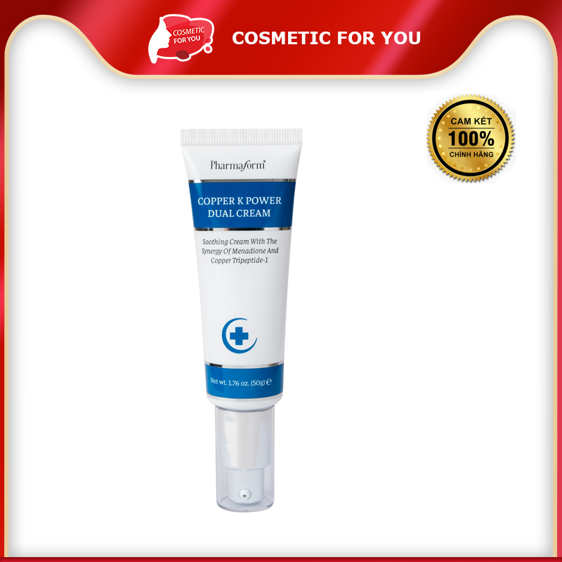 Kem Dưỡng Ẩm Phục Hồi Pharmaform Copper K Power Dual Cream 50g