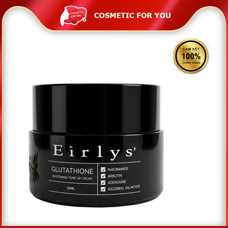 Kem Nâng Tone Dưỡng Trắng Hỗ Trợ Giảm Nám Da Eirlys Glutathione Whitening Tone Up Cream 10ml