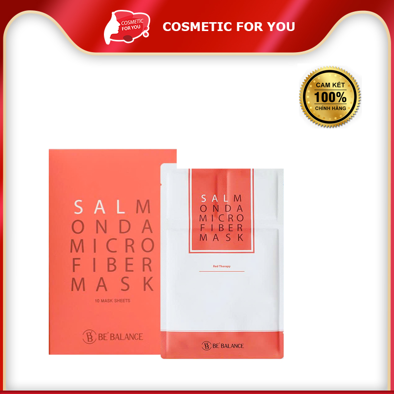 Mặt Nạ Vải Vi Sợi Be Balance Salmon Da Micro Fiber Mask 3in1