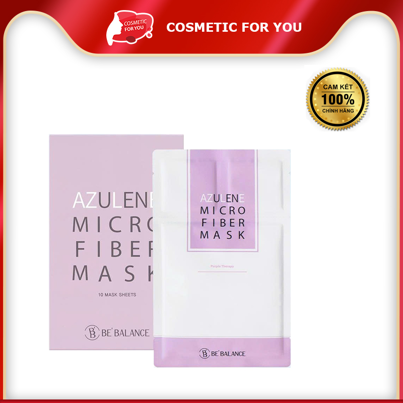 Mặt Nạ Vải Vi Sợi Be Balance Azulene Micro Fiber Mask 3in1