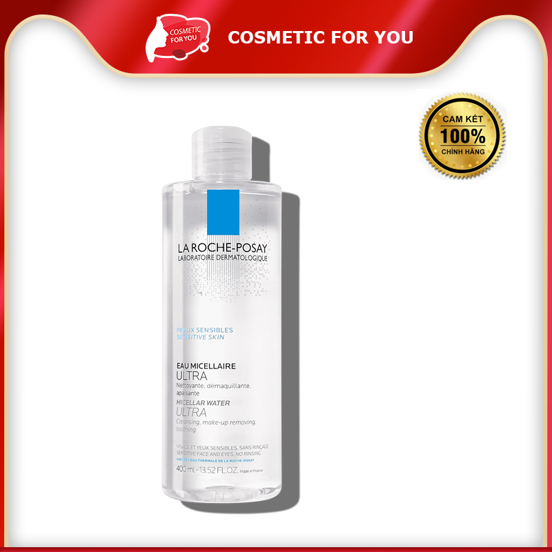 Nước Tẩy Trang Dành Cho Da Nhạy Cảm La Roche-Posay Micellar Water Ultra Sensitive Skin 400ml