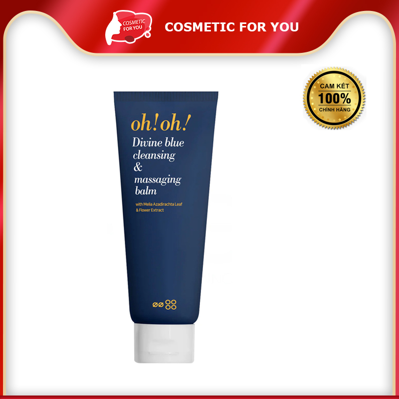 Sáp Tẩy Trang oh!oh! Divine Blue Cleansing & Massaging Balm with Melia Azadiracht 150ml