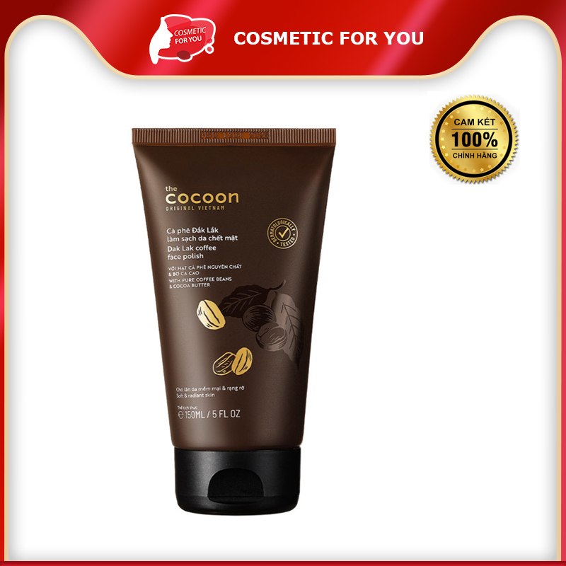Tẩy Da Chết Mặt Cà Phê Đắk Lắk Cocoon Dak Lak Coffee Face Polish 150ml