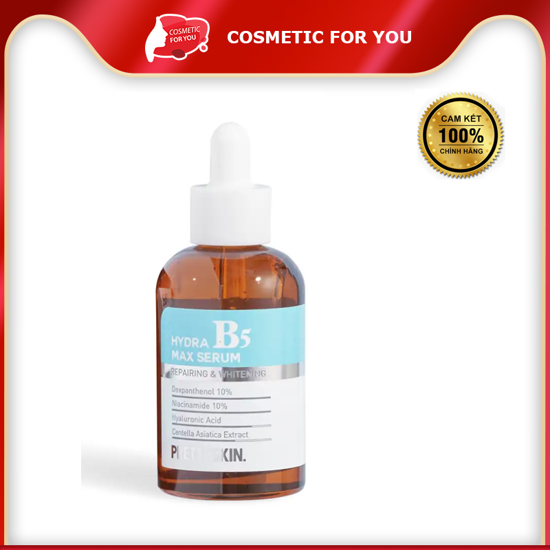 Serum Phục Hồi Dưỡng Trắng Pretty Skin B5 Hydra Max Serum Repairing & Whitening 50ml