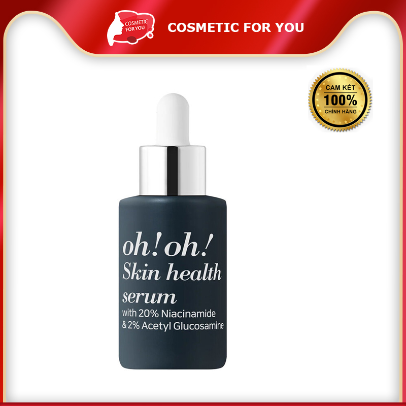 Tinh Chất Dưỡng Sáng Da, Giảm Thâm Nám oh!oh! Skin Health Serum (with 20% Niacinamide & 2% Acetyl Glucosamine)