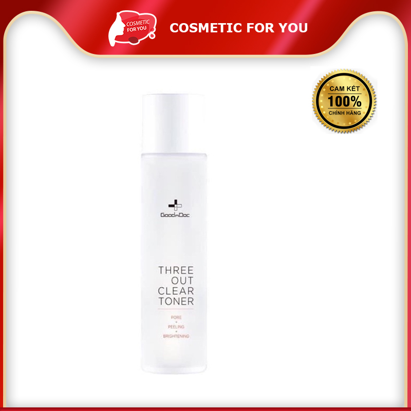 Serum Dưỡng Trắng Sáng Mờ Thâm GoodnDoc Three Out Clear Serum 50ml