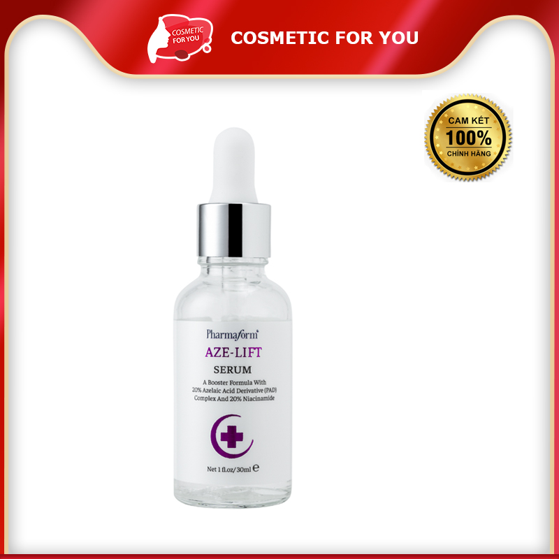 Tinh Chất Kiềm Dầu, Thu Nhỏ Lỗ Chân Lông, Hỗ Trợ Giảm Mụn Pharmaform AZE – LIFT SERUM 30ml