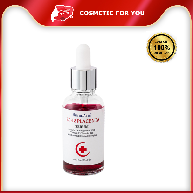 Tinh Chất Phục Hồi Cho Da Nhạy Cảm, Tổn Thương Pharmaform B9-12 Placenta Serum 30ml