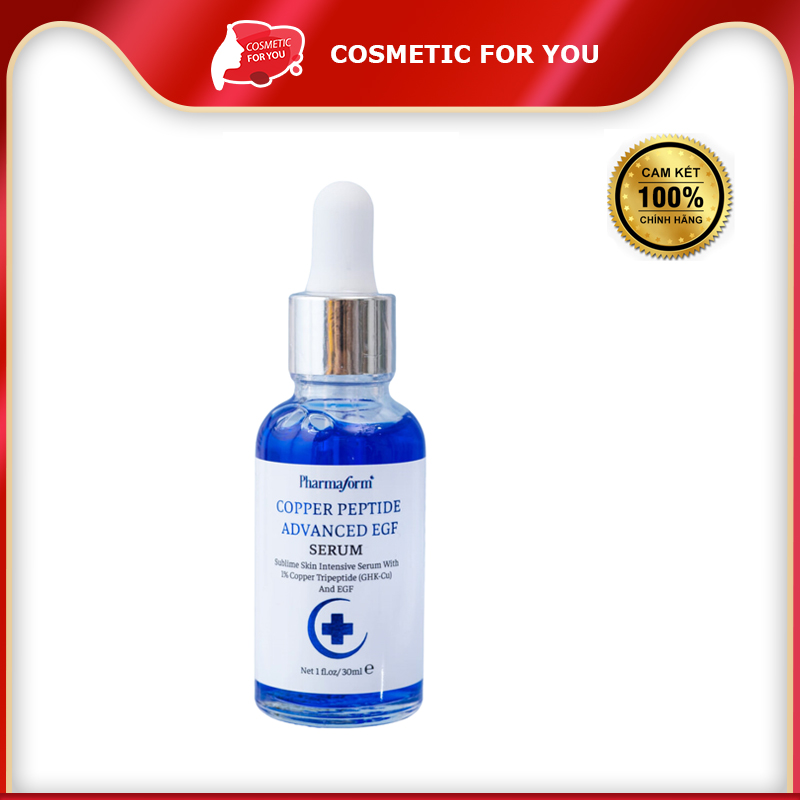 Tinh Chất Hỗ Trợ Phục Hồi Da Pharmaform Copper Peptide Advanced EGF Serum 30ml