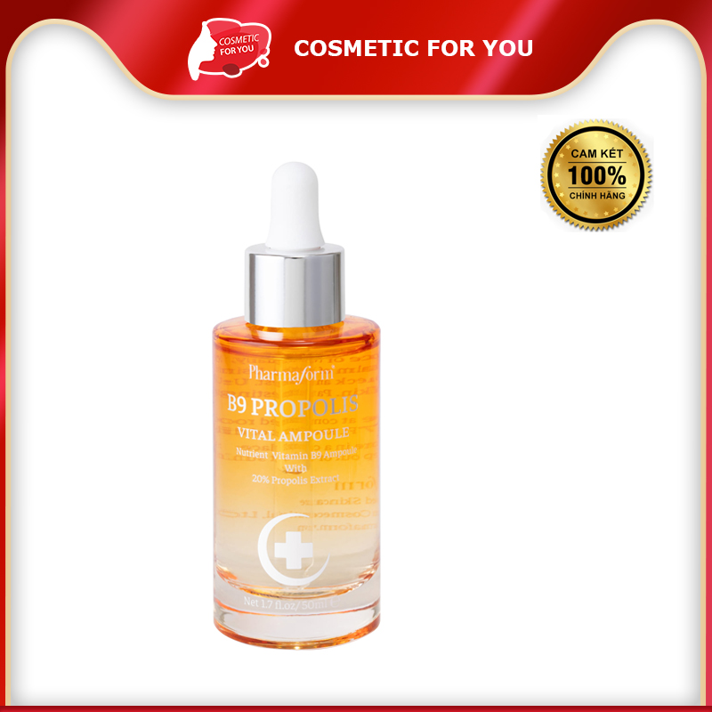Tinh Chất Keo Ong Tái Tạo Phục Hồi Da Pharmaform B9 Propolis Vital Ampoule 50ml