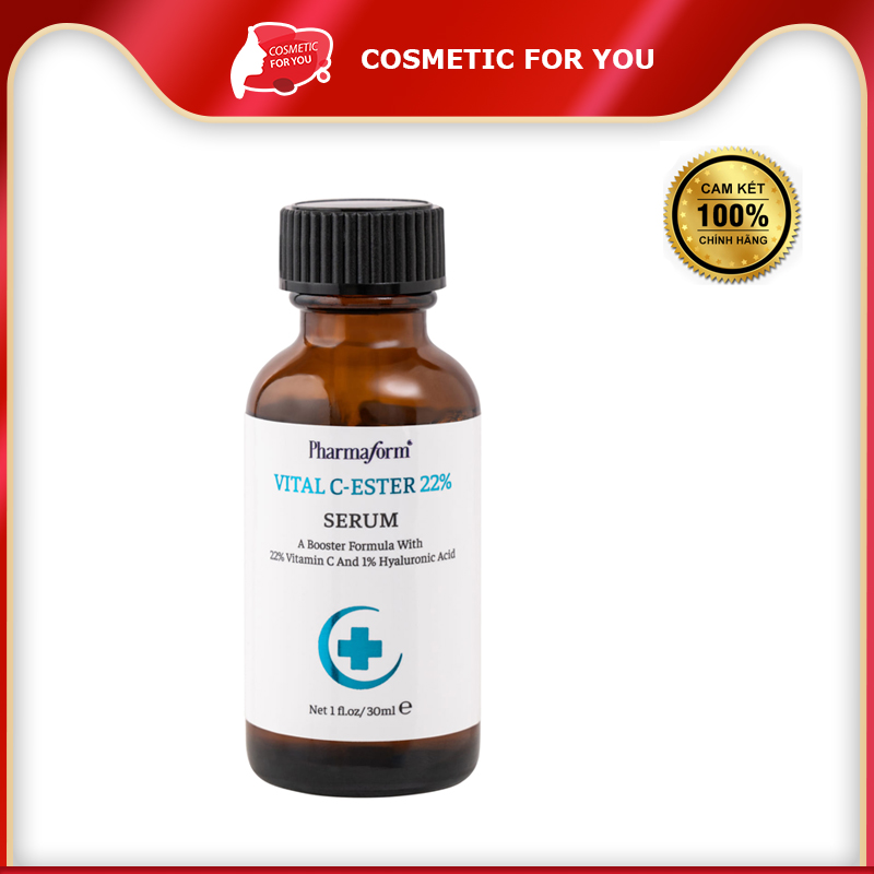 Tinh Chất Làm Sáng Và Trẻ Hóa Da, Chống Lão Hóa Pharmaform Vital C-Ester 22% Serum 30ml