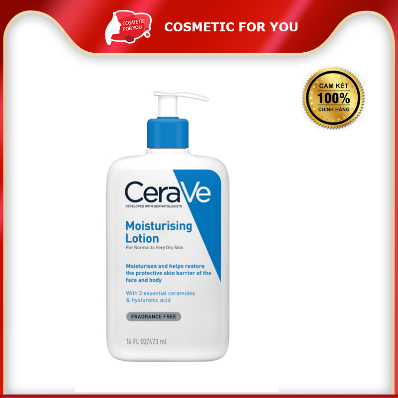 Sữa Dưỡng Ẩm Dành Cho Da Khô Cerave Developed With Dermatologists Moisturising Lotion 473ml