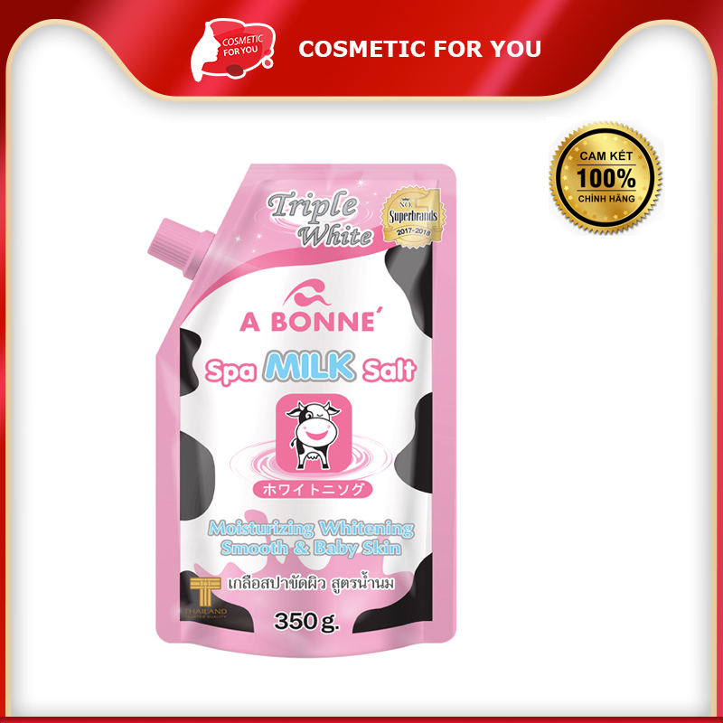 Muối Tắm Sữa Bò Làm Sáng & Mềm Mịn Da A Bonne Spa Milk Salt 350g