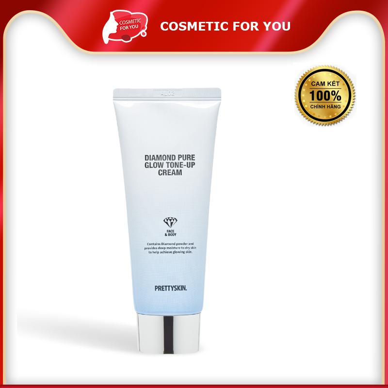 Kem dưỡng trắng Pretty Skin Diamond Pure Glow Tone Up Cream 100ml