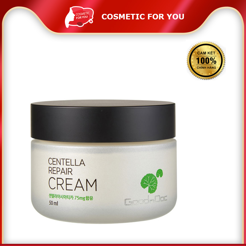 Kem Dưỡng Ẩm Phục Hồi GoodnDoc Centella Repair Cream 50ml