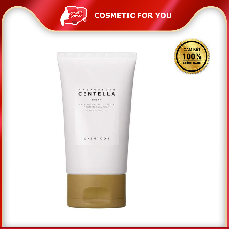Kem Dưỡng Chiết Xuất Từ Rau Má Giảm Mụn, Phục Hồi Da Skin1004 Madagascar Centella Asiatica 100 Cream 75ml