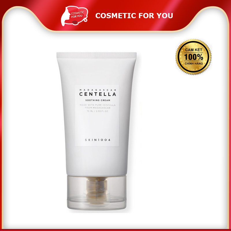 Kem Dưỡng Rau Má Dưỡng Ẩm, Phục Hồi Da Skin1004 Madagascar Centella Soothing Cream 75g