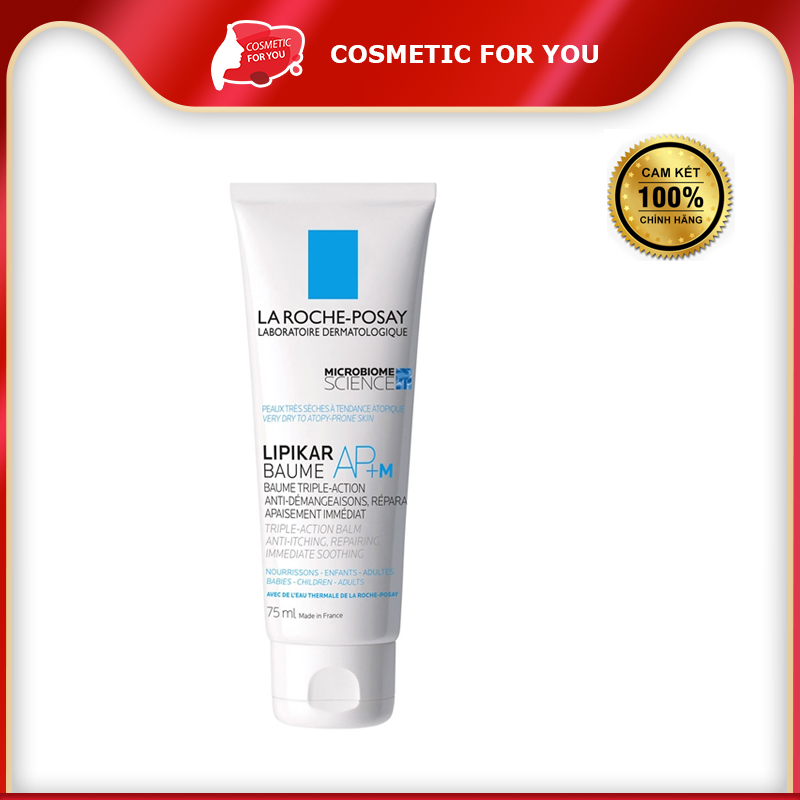 Kem Dưỡng Làm Dịu Da Cho Trẻ Em & Trẻ Sơ Sinh La Roche-Posay Lipikar Baume AP+ 75ml