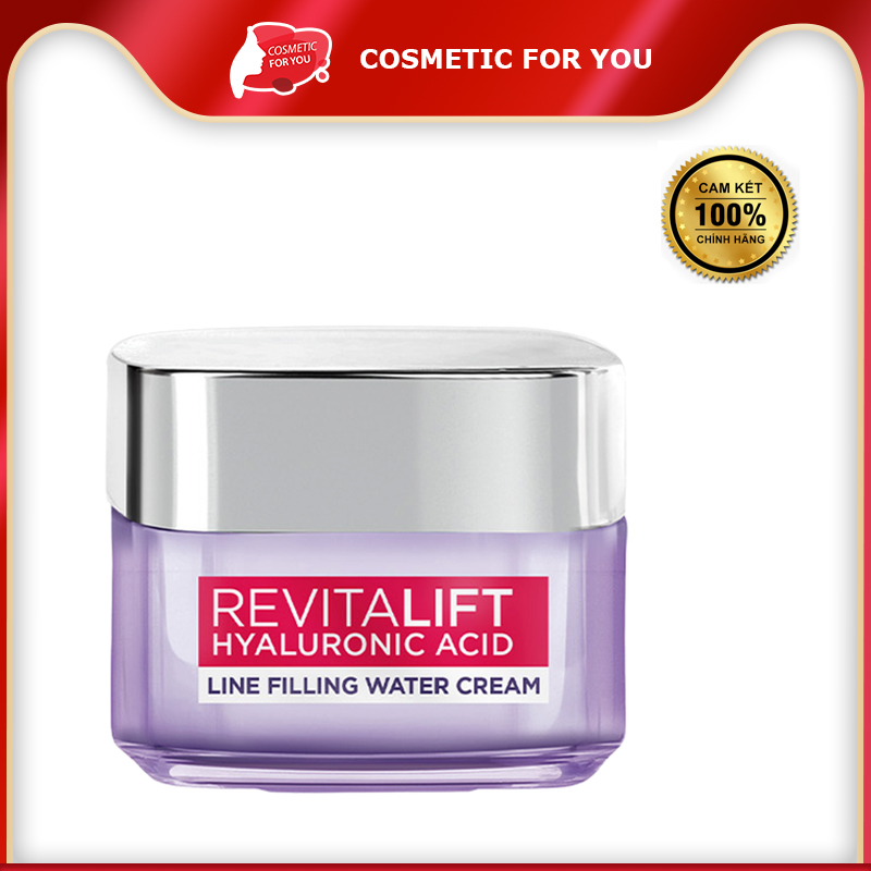 Kem Dưỡng Siêu Cấp Ẩm Căng Mịn Da L’Oreal Paris Revitalift Hyaluronic Acid Line Filling Water Cream 50ml