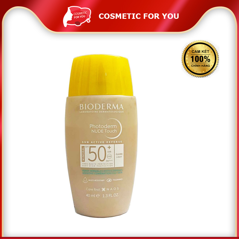 Kem chống nắng Bioderma Photoderm Nude Touch SPF 50+ 40ml