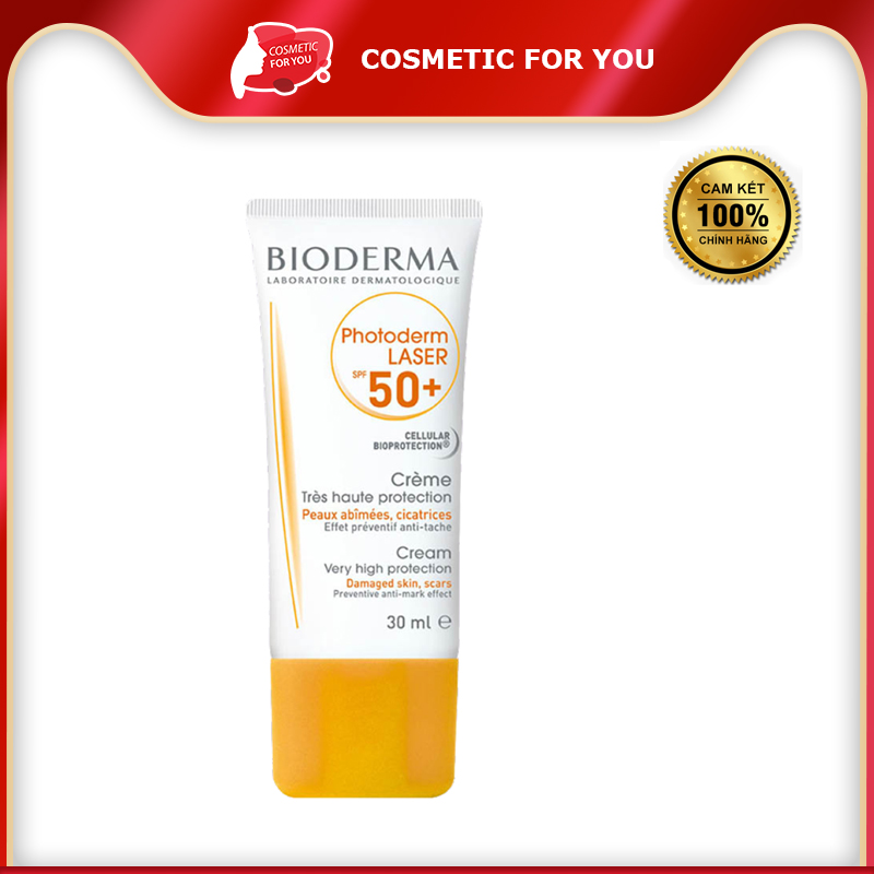 Kem Chống Nắng Ngừa Vết Thâm Bioderma Photoderm Laser Cream SPF50+ 30ml