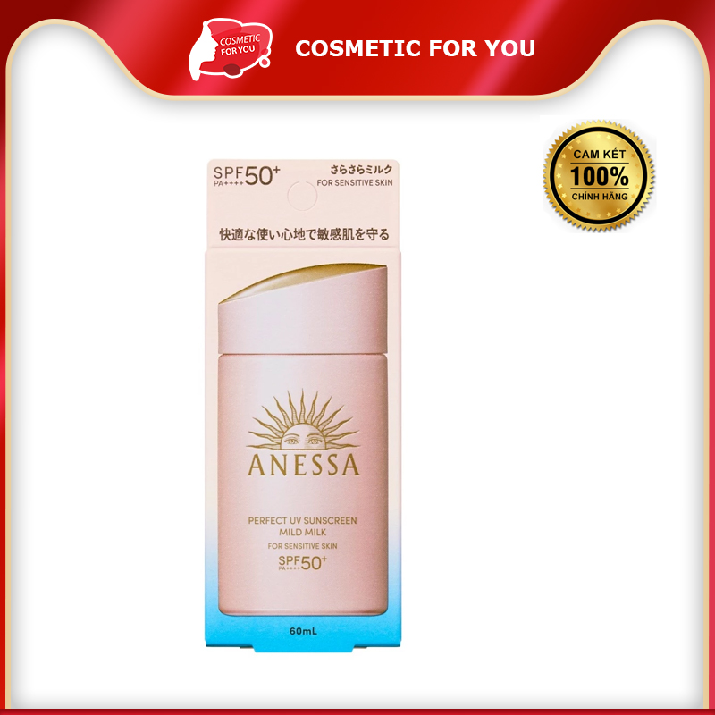 Sữa Chống Nắng Dịu Nhẹ Cho Da Dễ Kích Ứng Anessa Perfect UV Sunscreen Mild Milk SPF 50+/PA++++