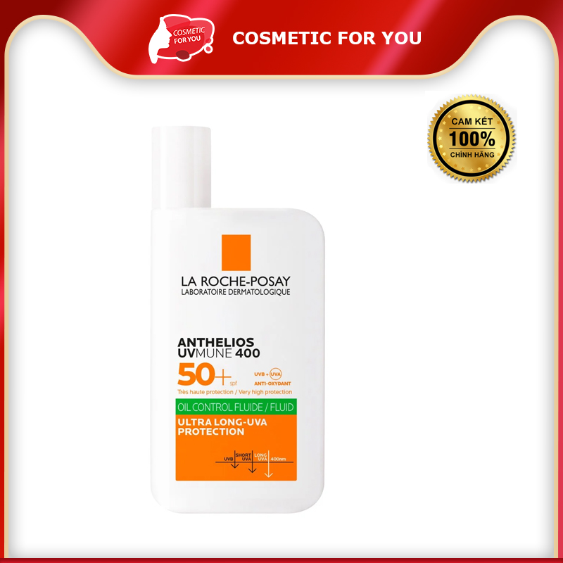 Sữa Chống Nắng La Roche-Posay Anthelios UVMUNE 400 Oil Control Fluid Cho Da Dầu Mụn 50ml