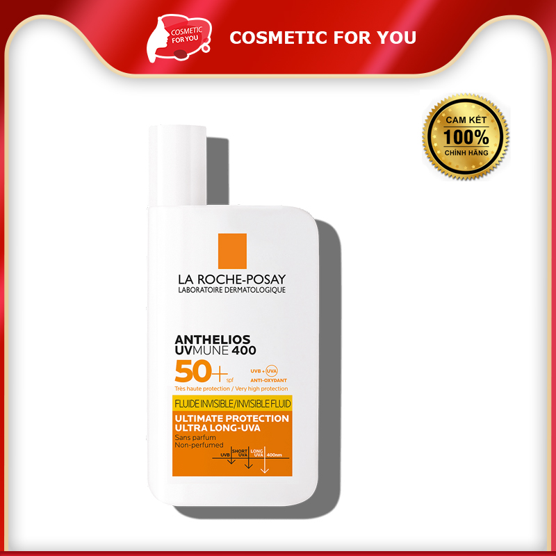 Sữa Chống Nắng La Roche-Posay Anthelios UVMUNE 400 Invisible Fluid Bảo Vệ Khỏi Tia UVA Dài 50ml