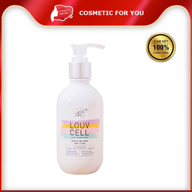 Kem dưỡng trắng Louv Cell Crystal Whitening Body Lotion, 250ml