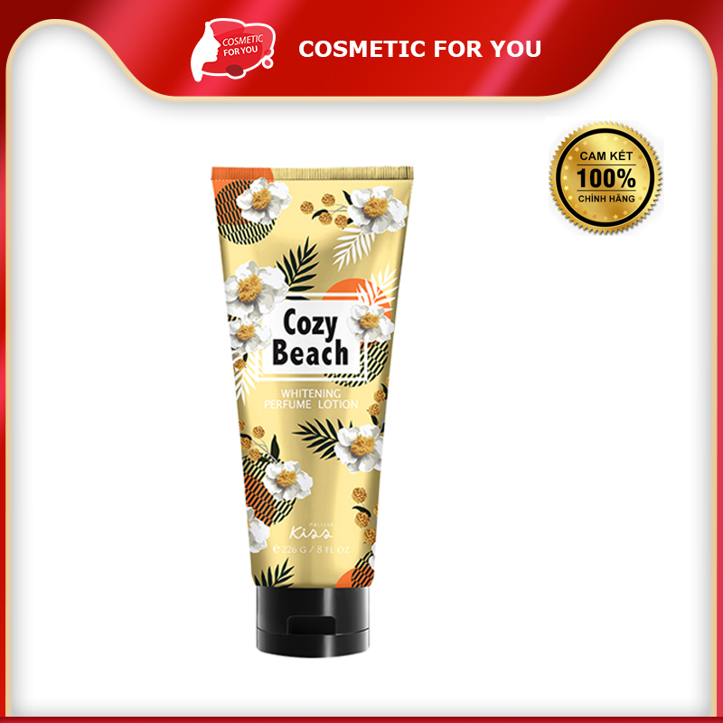 Sữa Dưỡng Thể Sáng Da Malissa Kiss Sunshine Whitening Perfume Body Lotion #Cozy Beach
