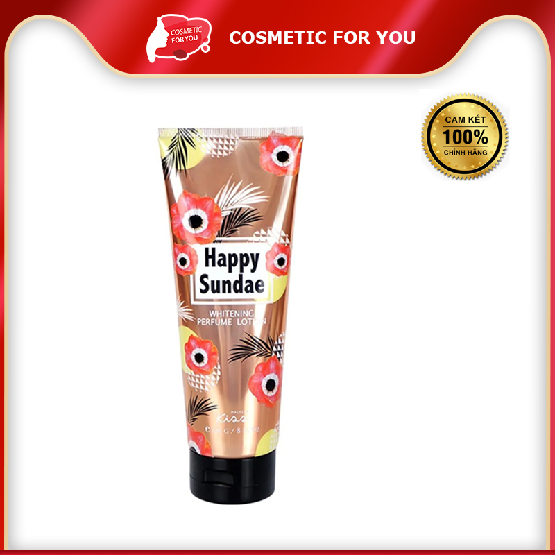 Sữa Dưỡng Thể Sáng Da Malissa Kiss Sunshine Whitening Perfume Body Lotion #Happy Sundae