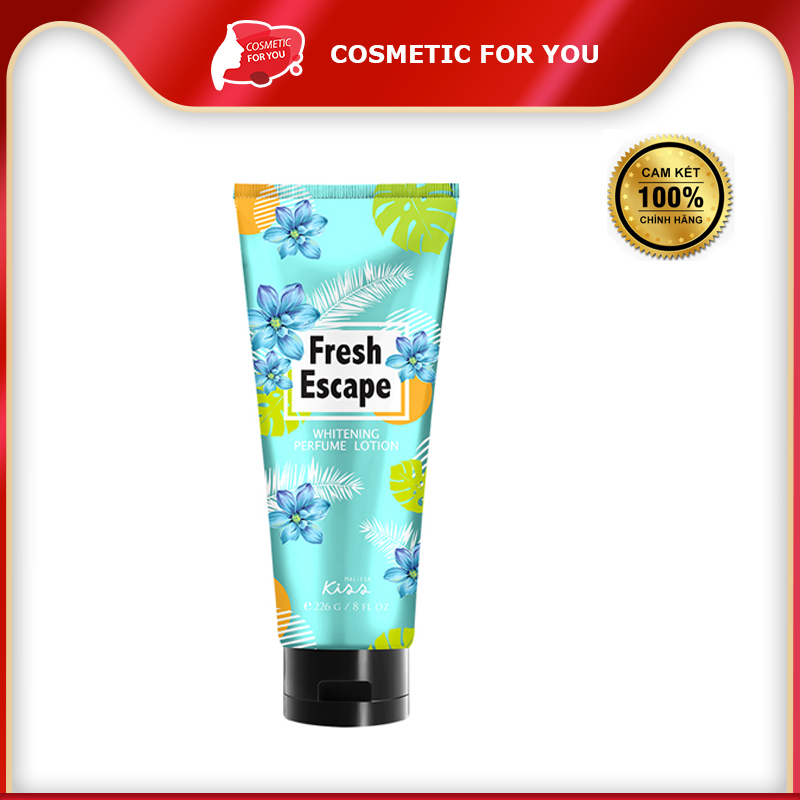 Sữa Dưỡng Thể Sáng Da Malissa Kiss Sunshine Whitening Perfume Body Lotion #Fresh Escape