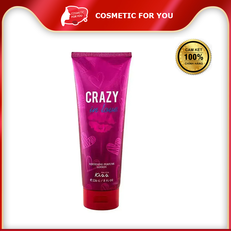 Sữa Dưỡng Thể Sáng Da Malissa Kiss Angel Whitening Perfume Body Lotion #Crazy In Love