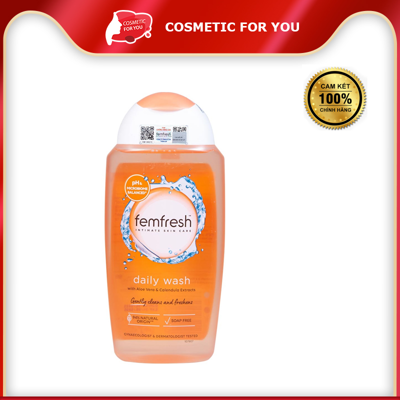 Dung Dịch vệ sinh phụ nữ cao cấp hàng ngày Femfresh Daily Intimate Wash 250ml