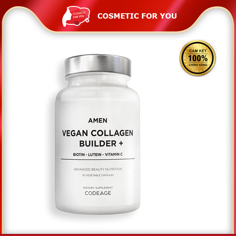 Viên Uống Tự Sinh Code Age Amen Vegan Collagen Builder+