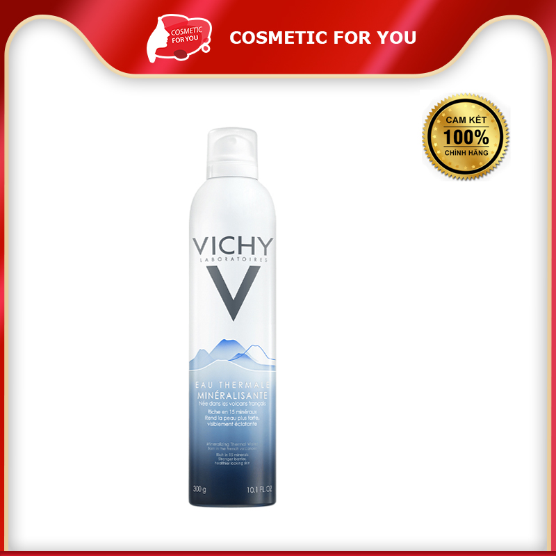 Xịt Khoáng Làm Dịu, Củng Cố & Cấp Ẩm Cho Da Vichy Mineralizing Thermal Water 300ml
