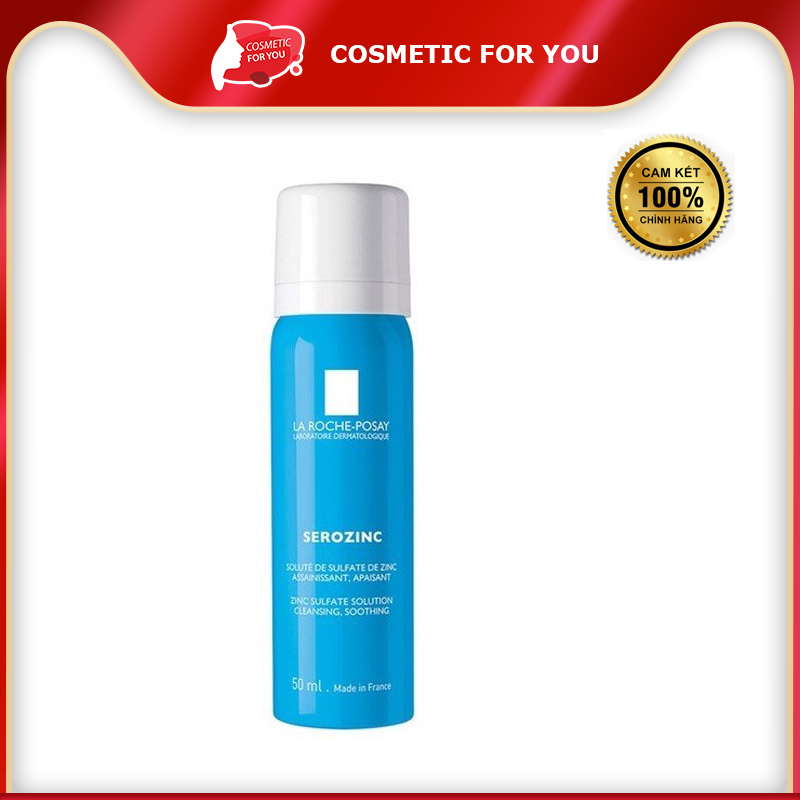 Xịt Khoáng Làm Sạch & Dịu Da Dầu Mụn La Roche-Posay Serozinc Zinc Sulfate Solution Cleansing, Soothing 50ml