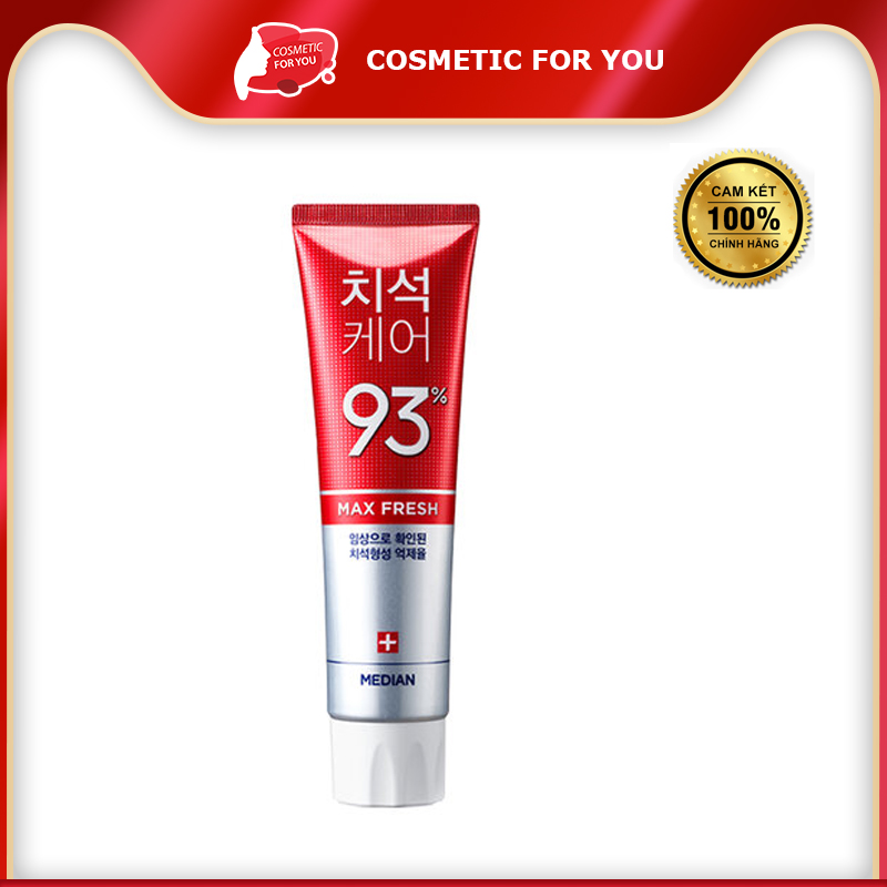 Kem Đánh Răng Median Dental IQ Tartar Protection Toothpaste - Fresh Breath Ngừa Hôi Miệng Màu Đỏ 120g